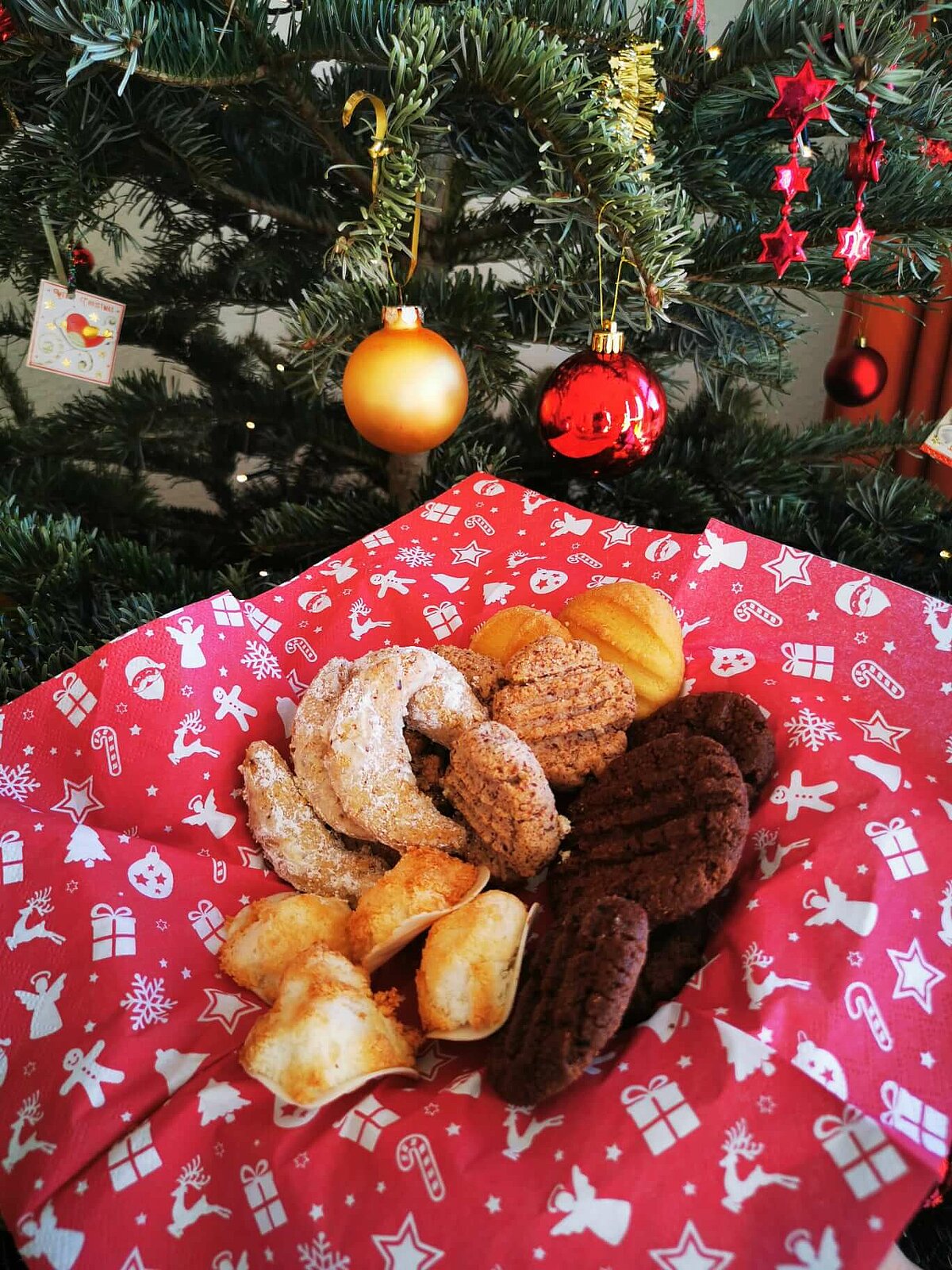 Plätzchen beim Weihnachtskaffee im Altenheim AGO Rosbach