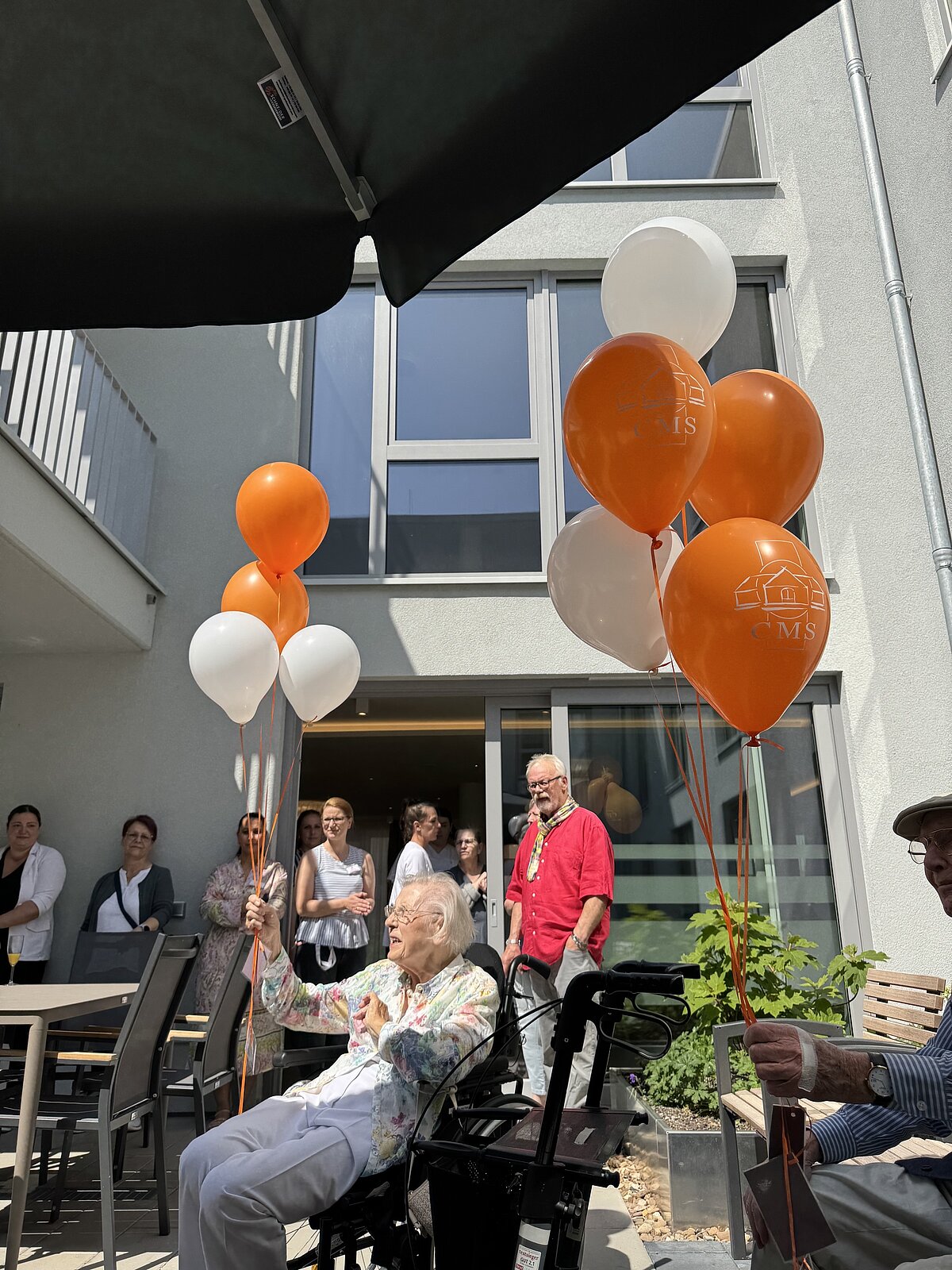 Luftballons zur Eröffnung im CMS Hannover