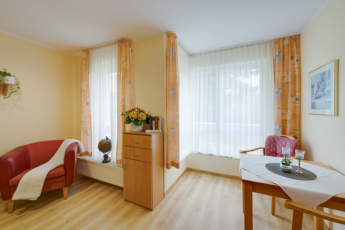 Einzelzimmer im Pflegeheim in Ingolstadt