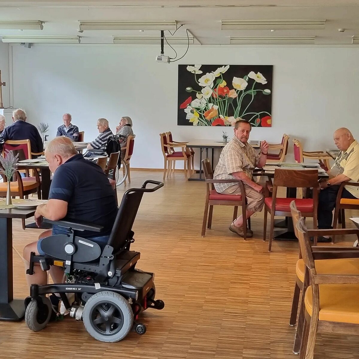 Bewohner feiern Vatertag in Essenheim