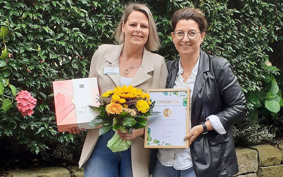 10-jähriges Jubiläum unserer Mitarbeiterin Natalie