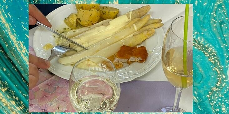 Spargel essen
