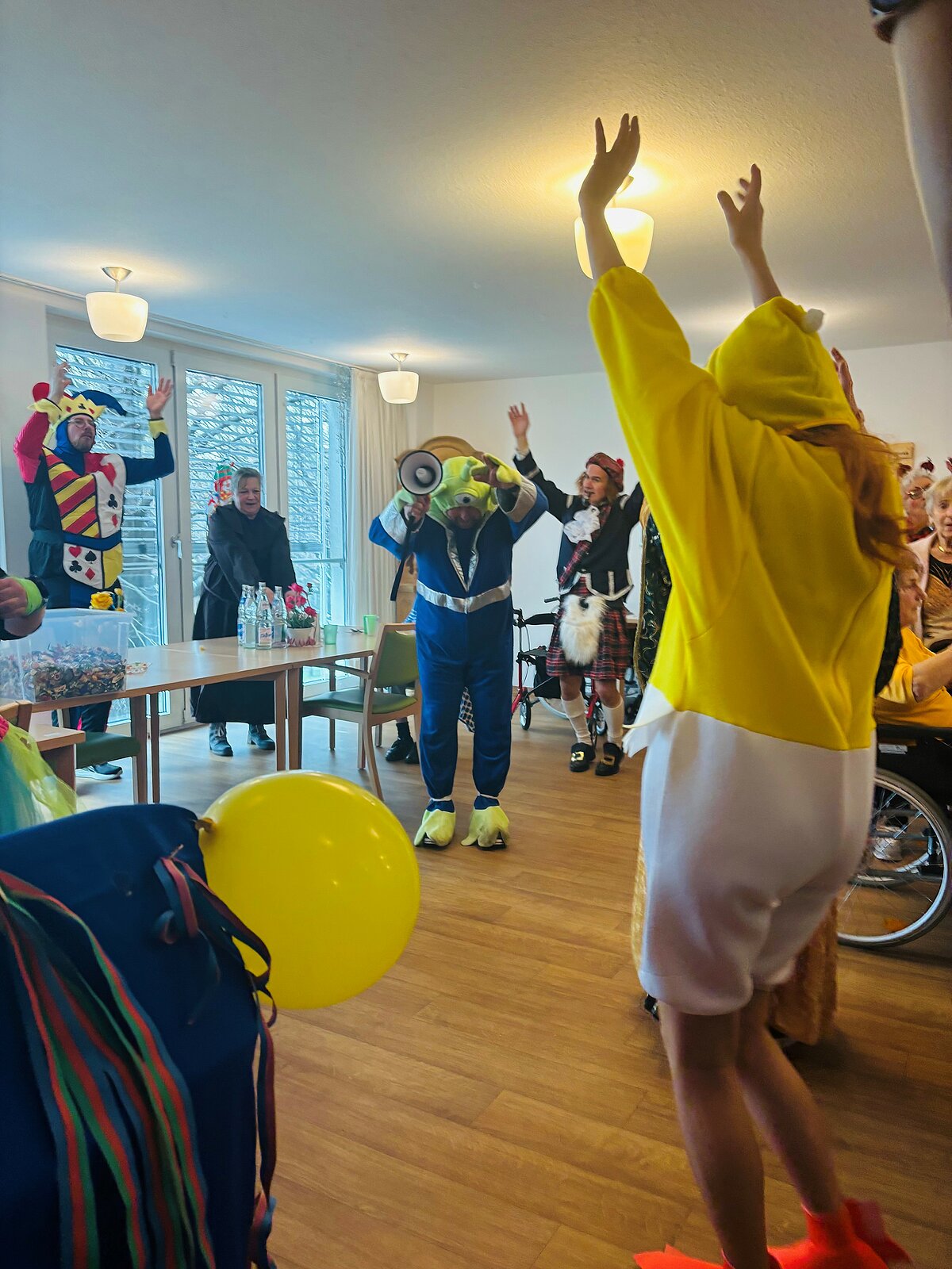 Karneval auf dem Wohnbereich
