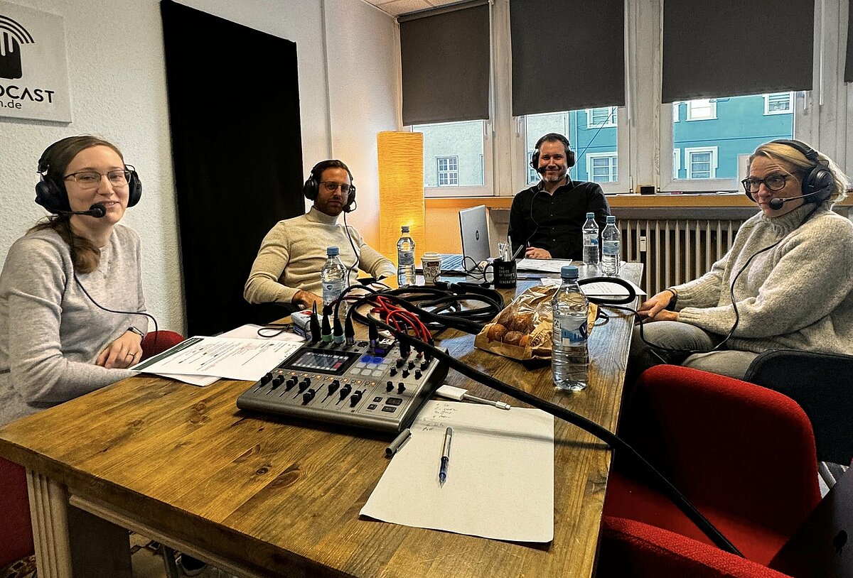 Podcast Aufnahme