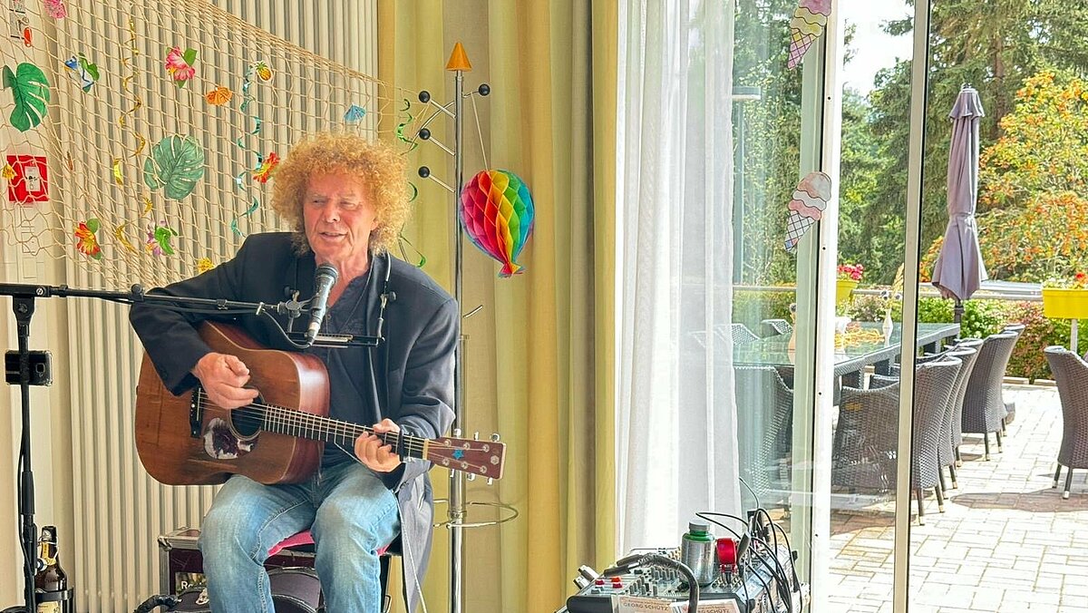 Musiker beim Sommerfest