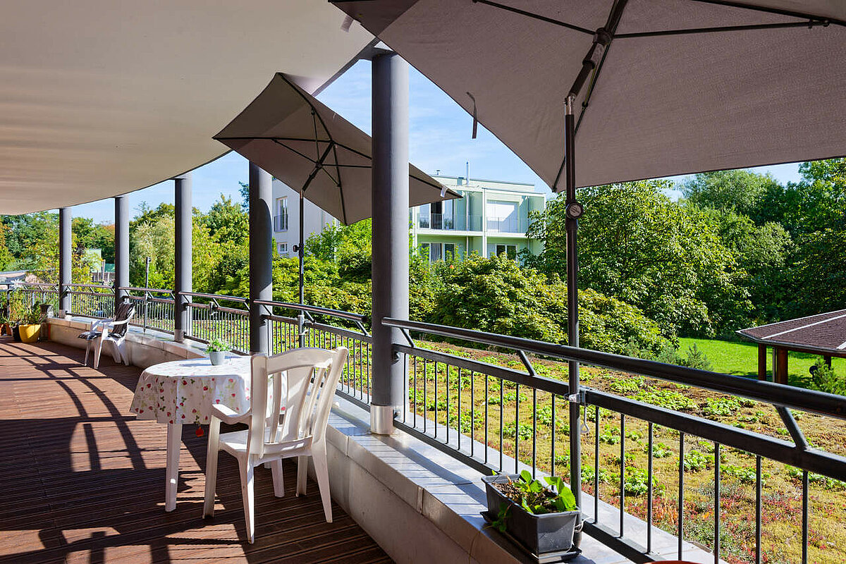 Alloheim Pflegeheim Weisse Elster in Leipzig: Balkon