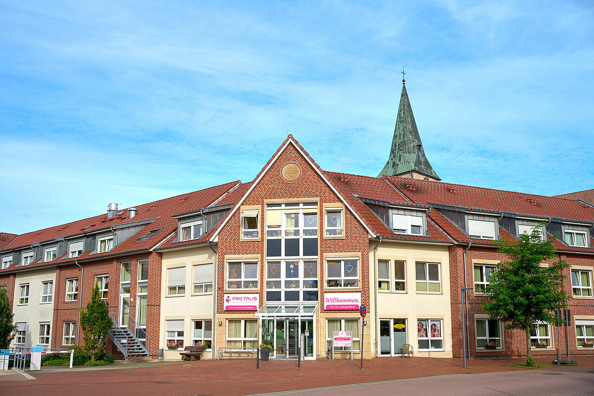Haupteingang des Pro Talis Seniorenzentrum Hasetal in Haselünne