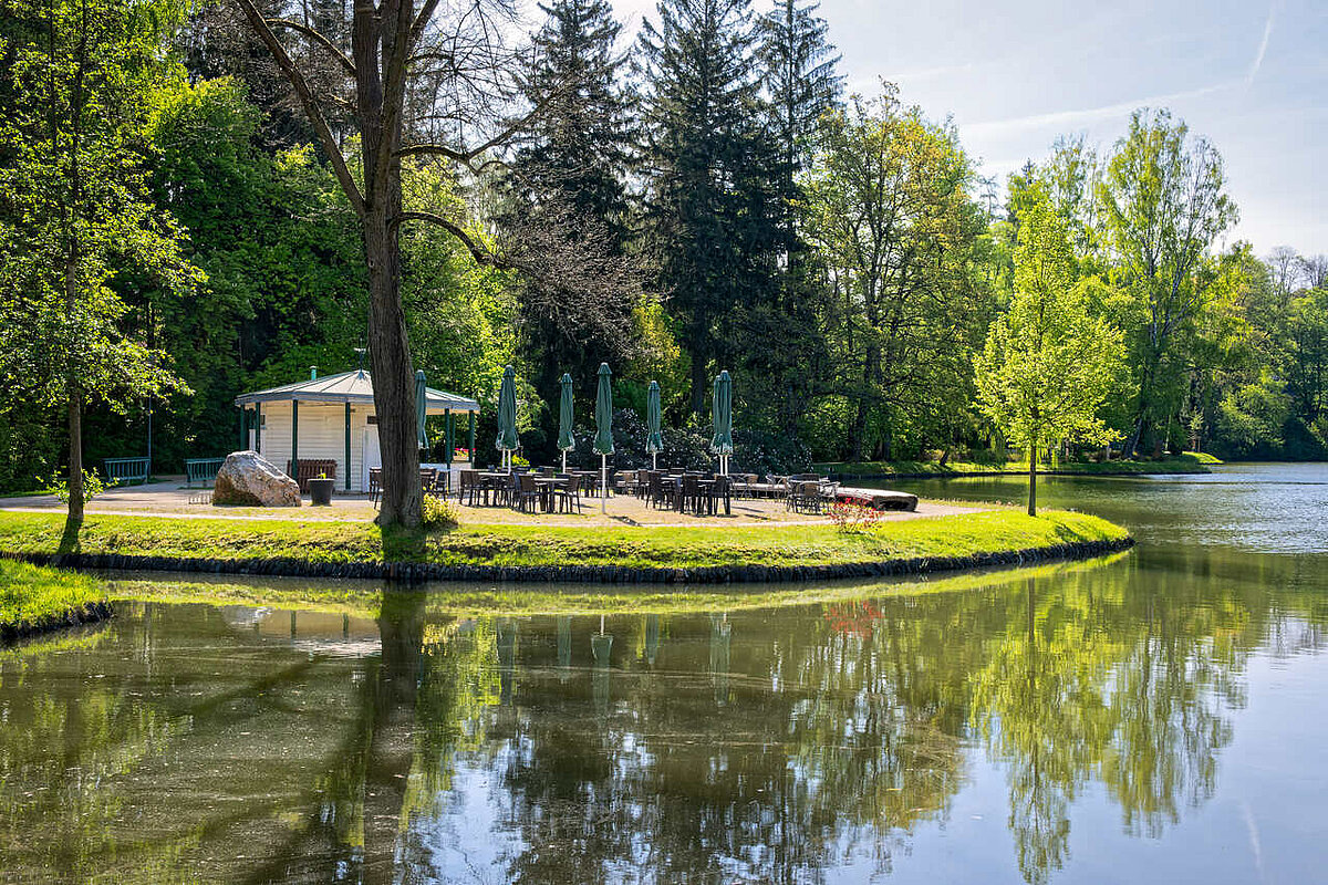 See direkt vor der Senioren-Residenz