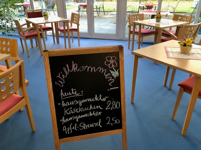 Vorbereitung für die Neueröffnung der cafeteria