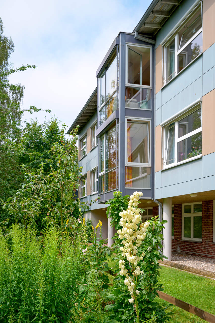 Rückseite des Gebäudes Haus Blocksberg