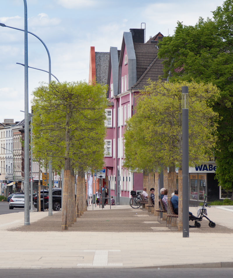 Allee hin zur Einrichtung